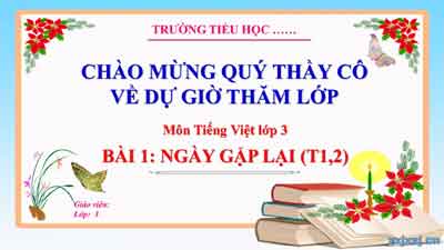 Bài giảng Hẹn ngày gặp lai (Tiết 1,2)